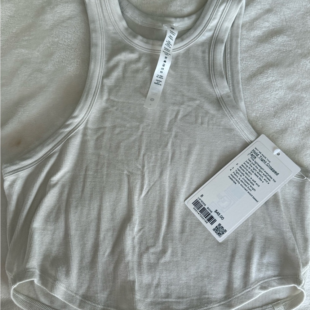 lululemon athletica White Tank Top